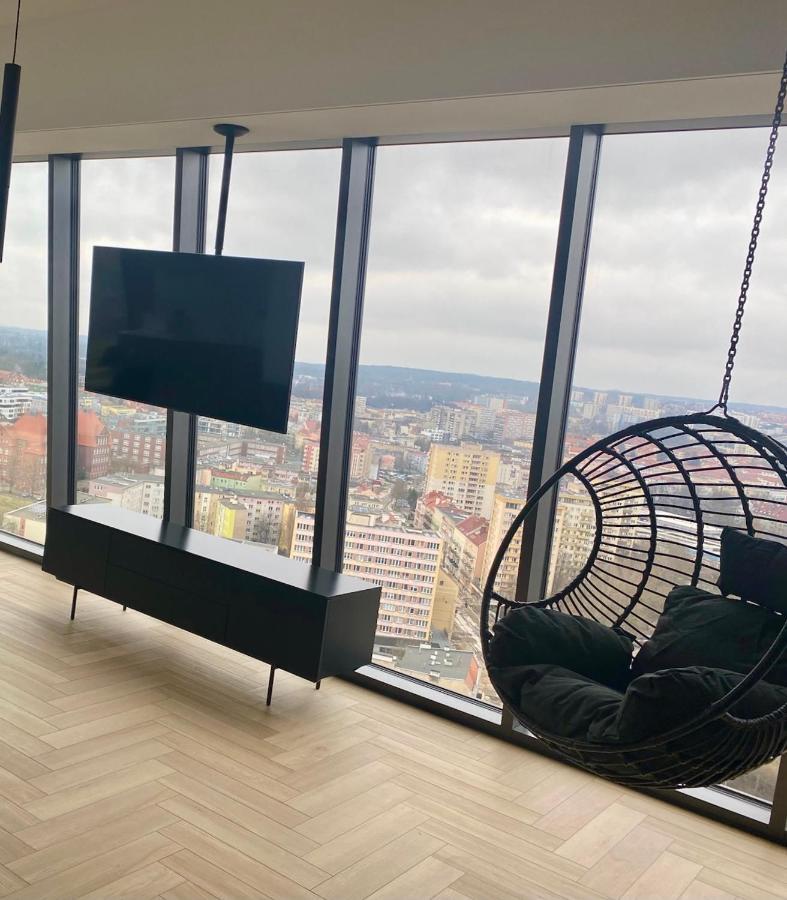Hanza Tower Szczecin Sky Apart 18Th Floor A Exterior foto